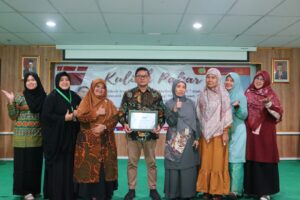 Seminar Kuliah Pakar “Perawatan Luka Pendidikan Kesehatan Metode DSME” di Fakultas Mipa dan Kesehatan Universitas Muhammadiyah Riau