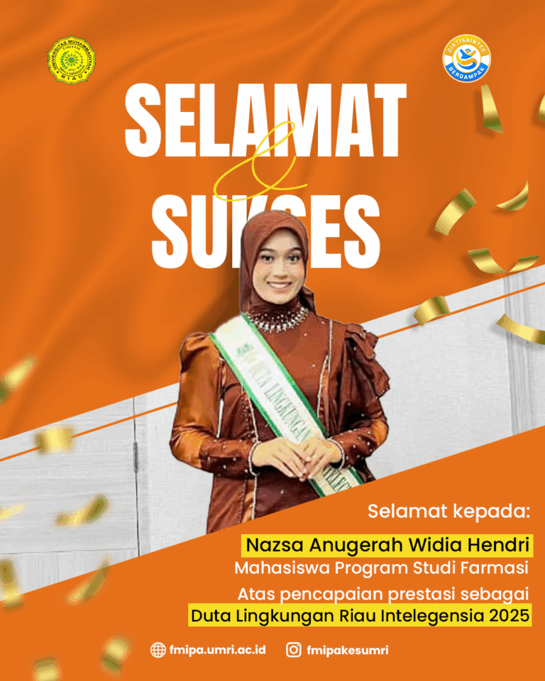 Muda, Inspiratif, Peduli: Mahasiswa Farmasi Jadi Duta Lingkungan Riau 2025